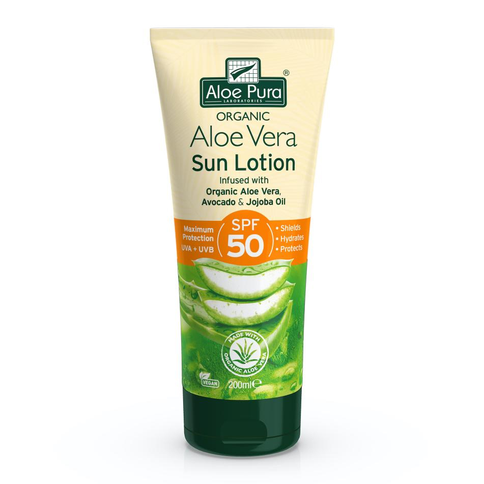 Aloe Pura Aloe Vera Sun Lotion SPF50 200ml